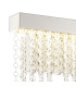 Bano Small Dimmable Wall Light 6W LED 4000K 660lm Polished Chrome / Crystal Chain 3yrs Warranty-4