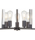 Canto Pendant 5 Light E27 Graphite/Acrylic-6
