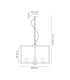 Canto Pendant 5 Light E27 Graphite/Acrylic-7