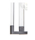 Canto Double Rectangle Square Pendant 1 Light E27 Graphite/Acrylic-5