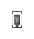 Canto Wall Lamp 1 Light E27 Graphite/Acrylic-6