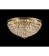 Coniston Flush Ceiling 12 Light E14 Antique Brass/Crystal Item Weight: 24.3kg-2