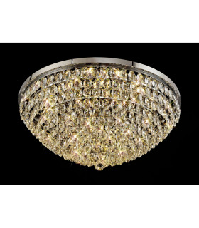 Coniston Flush Ceiling 15 Light E14 Polished Chrome/Crystal Item Weight: 35.4kg-2