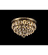 Coniston Flush Ceiling 3 Light E14 Antique Brass/Crystal-2