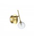 1 Light Wall Light Antique Brass - 1