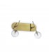 2 Light Wall Light Antique Brass - 1