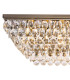 Coniston Linear Flush Ceiling 11 Light E14 Antique Brass/Crystal Item Weight: 21.8kg-4
