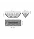 Coniston Linear Flush Ceiling 11 Light E14 Antique Brass/Crystal Item Weight: 21.8kg-7