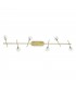 6 Light Ceiling Light Antique Brass - 1