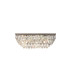 Coniston Linear Flush Ceiling 5 Light E14 Polished Chrome/Crystal-1