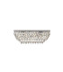 Coniston Linear Flush Ceiling 5 Light E14 Polished Chrome/Crystal-4