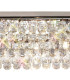 Coniston Linear Flush Ceiling 5 Light E14 Polished Chrome/Crystal-6
