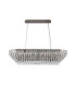 Coniston Linear Pendant 14 Light E14 Antique Brass/Crystal Item Weight: 26.3kg-3