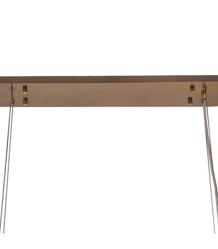 Coniston Linear Pendant 14 Light E14 Antique Brass/Crystal Item Weight: 26.3kg-4