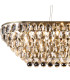 Coniston Linear Pendant 14 Light E14 Antique Brass/Crystal Item Weight: 26.3kg-5