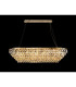 Coniston Linear Pendant 14 Light E14 French Gold/Crystal Item Weight: 26.3kg-2