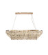 Coniston Linear Pendant 14 Light E14 French Gold/Crystal Item Weight: 26.3kg-4