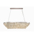 Coniston Linear Pendant 14 Light E14 Polished Chrome/Crystal Item Weight: 26.3kg-1