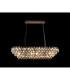 Coniston Linear Pendant 8 Light E14 Antique Brass/Crystal Item Weight: 15.7kg-2