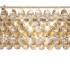 Coniston Linear Pendant 8 Light E14 French Gold/Crystal Item Weight: 15.7kg-5