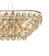 Coniston Linear Pendant 8 Light E14 French Gold/Crystal Item Weight: 15.7kg-6