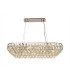 Coniston Linear Pendant 8 Light E14 Polished Chrome/Crystal Item Weight: 15.7kg-1