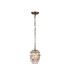 Coniston Pendant 5 Layer 1 Light E27 Antique Brass/Crystal-1