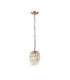 Coniston Pendant 5 Layer 1 Light E27 French Gold/Crystal-1