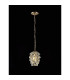 Coniston Pendant 5 Layer 1 Light E27 French Gold/Crystal-2