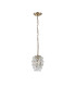 Coniston Pendant 5 Layer 1 Light E27 French Gold/Crystal-3