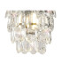 Coniston Pendant 5 Layer 1 Light E27 Polished Chrome/Crystal-5