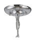 Coniston Pendant 5 Layer 1 Light E27 Polished Chrome/Crystal-6