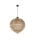 Coniston Pendant 12 Light E14 Antique Brass/Crystal Item Weight: 29.2kg-1