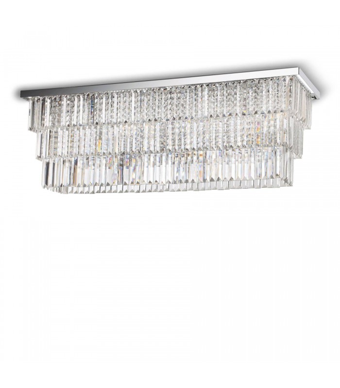 8 Light Ceiling Light Chrome - 1