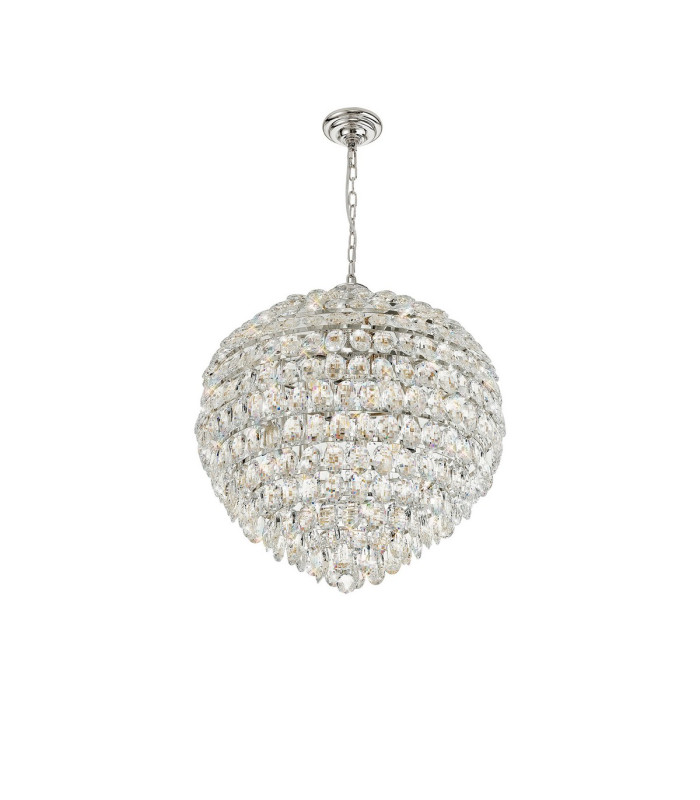 Coniston Pendant 12 Light E14 Polished Chrome/Crystal Item Weight: 29.2kg-3