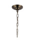 Coniston Pendant 3 Light E14 Antique Brass/Crystal-4