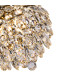 Coniston Pendant 3 Light E14 Antique Brass/Crystal-5