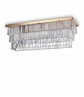 8 Light Ceiling Light Gold - 1