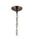 Coniston Pendant 6 Light E14 Antique Brass/Crystal-4