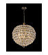 Coniston Pendant 9 Light E14 Antique Brass/Crystal Item Weight: 20kg-2