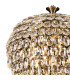 Coniston Pendant 9 Light E14 Antique Brass/Crystal Item Weight: 20kg-5