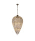 Coniston Acorn Pendant 16 Light E14 Antique Brass/Crystal Item Weight: 40.60kg-1