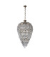 Coniston Acorn Pendant 16 Light E14 Antique Brass/Crystal Item Weight: 40.60kg-3