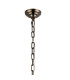 Coniston Acorn Pendant 16 Light E14 Antique Brass/Crystal Item Weight: 40.60kg-4