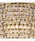 Coniston Acorn Pendant 16 Light E14 Antique Brass/Crystal Item Weight: 40.60kg-5