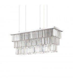 6 Light Ceiling Pendant Chrome - 1