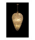 Coniston Acorn Pendant 16 Light E14 French Gold/Crystal Item Weight: 40.60kg-2