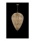 Coniston Acorn Pendant 25 Light E14 Antique Brass/Crystal Item Weight: 64.60kg-2