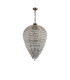Coniston Acorn Pendant 25 Light E14 Antique Brass/Crystal Item Weight: 64.60kg-3
