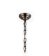 Coniston Acorn Pendant 25 Light E14 Antique Brass/Crystal Item Weight: 64.60kg-4